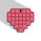 Pixel Heart STL FILE For Vacuum Forming And 3D Printing 0