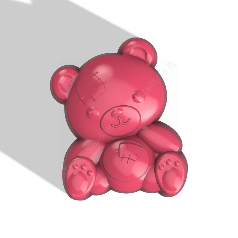 Teddy Bear STL FILE For Vacuum Forming And 3D Printing 2 0