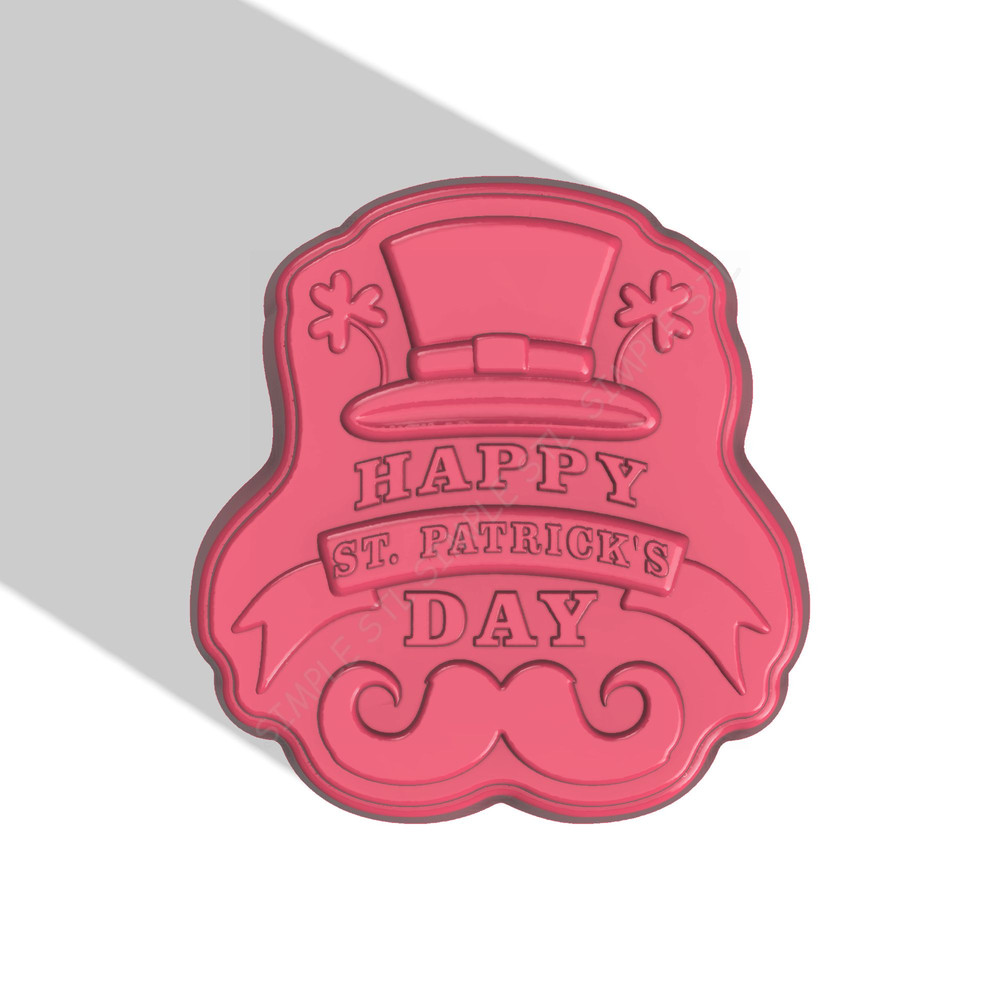 Happy ST Patrick S Day STL FILE For Vacuum Forming And 3D Printing 0