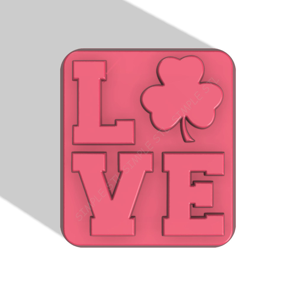 Love STL FILE For Vacuum Forming And 3D Printing 0
