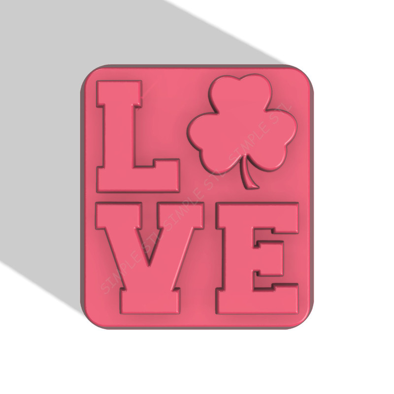 Love STL FILE For Vacuum Forming And 3D Printing 0