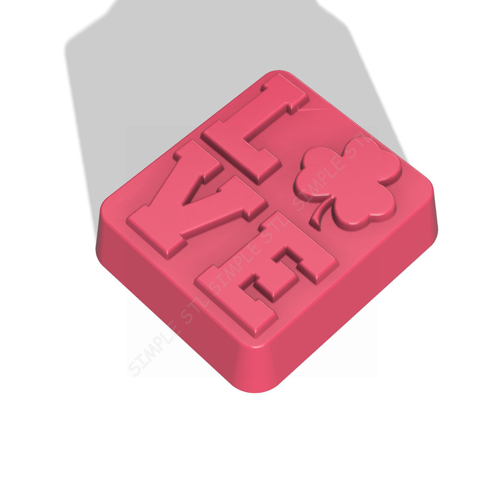 Love STL FILE For Vacuum Forming And 3D Printing 1