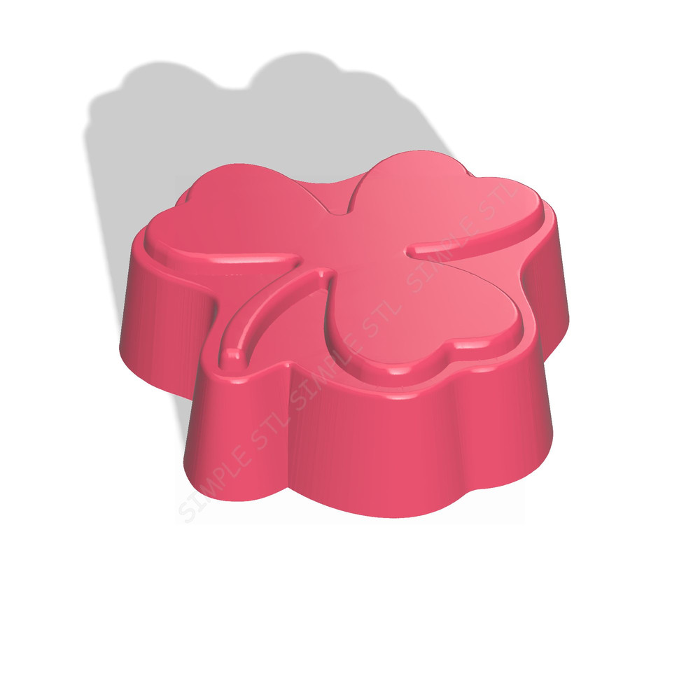 Shamrock Clover STL FILE For Vacuum Forming And 3D Printing 1