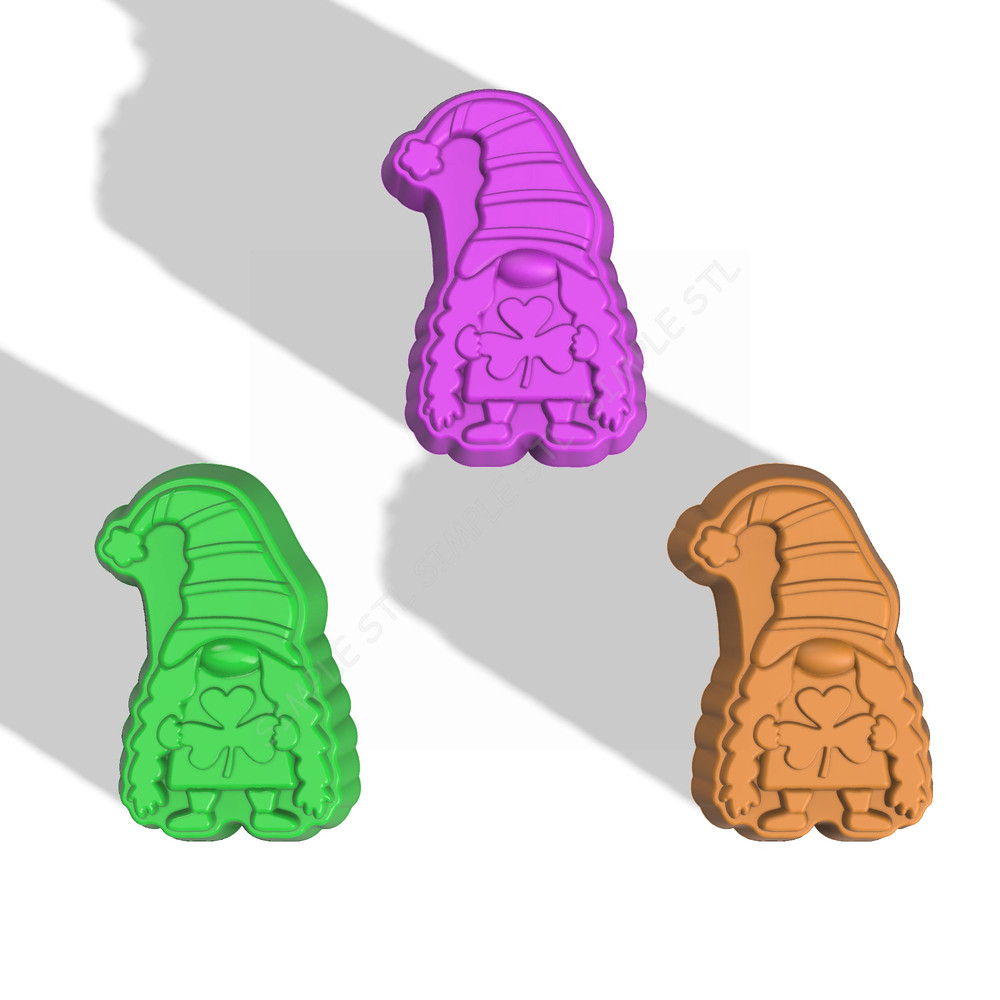 St Patrick Gnome STL FILE For Vacuum Forming And 3D Printing 2 2