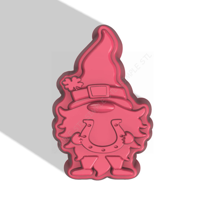 St Patrick Gnome STL FILE For Vacuum Forming And 3D Printing 3 0