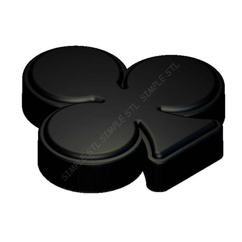 Card Suits Stl FILE For Vacuum Forming And 3D Printing 2