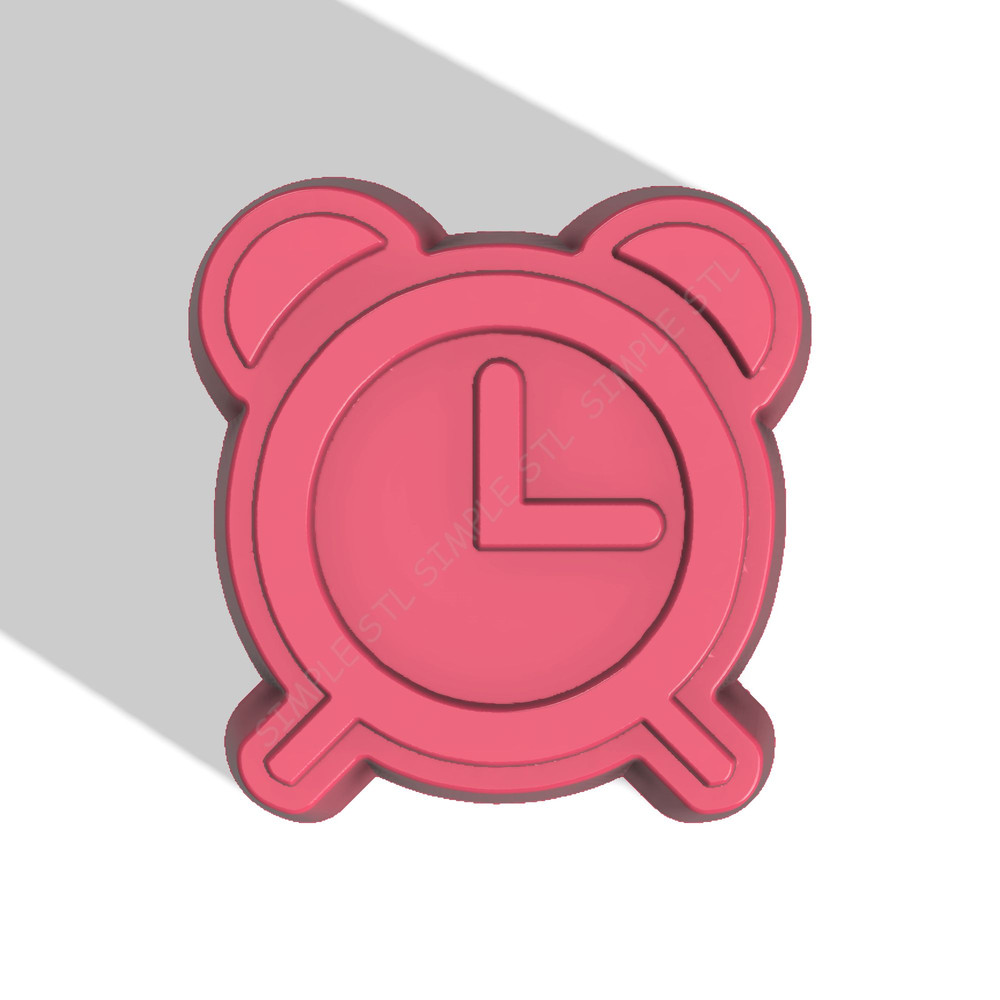 Clock Stl FILE For Vacuum Forming And 3D Printing 0