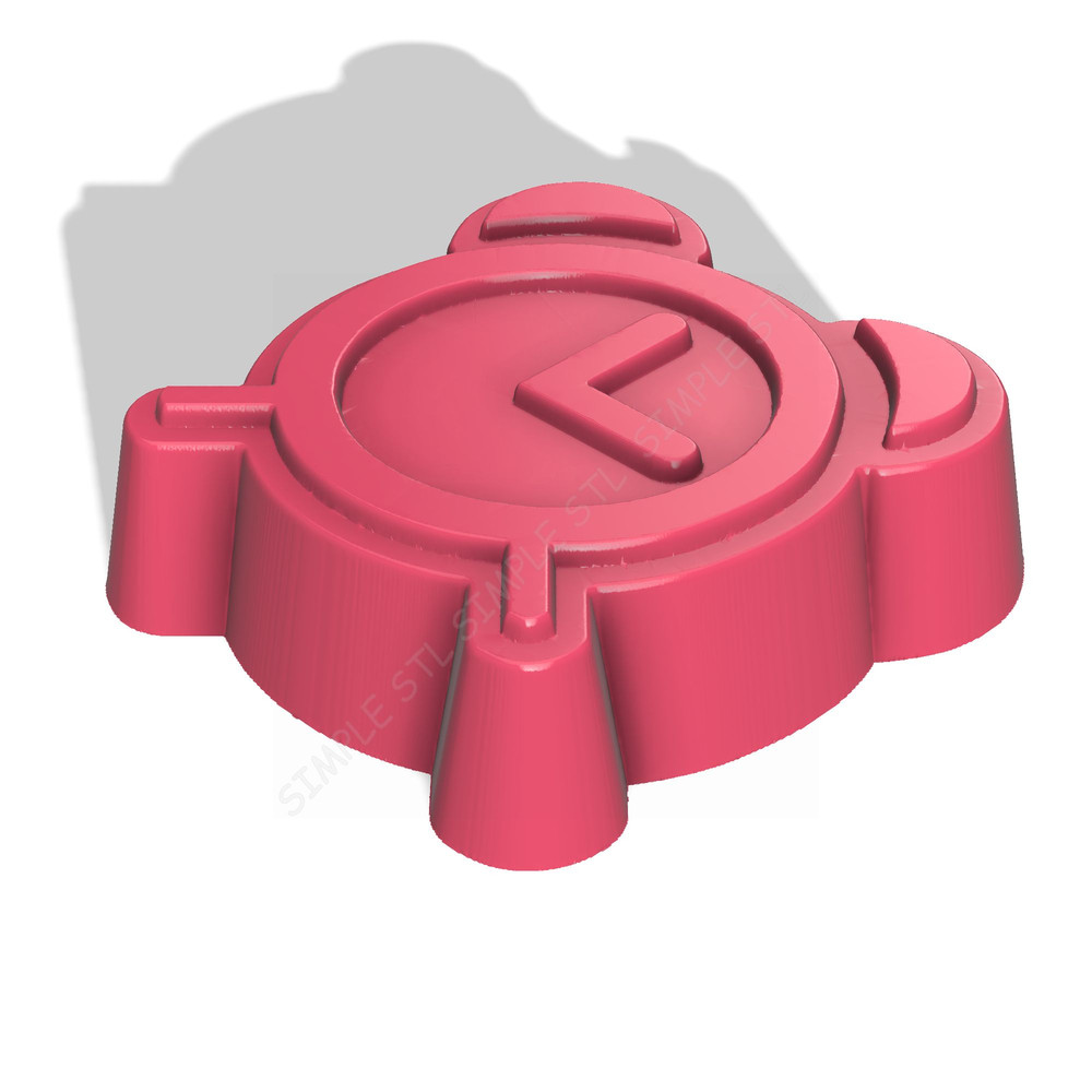 Clock Stl FILE For Vacuum Forming And 3D Printing 1