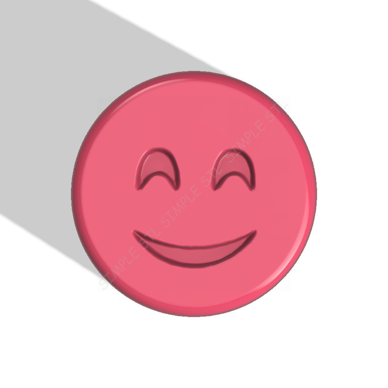 Emoji Cute Stl FILE For Vacuum Forming And 3D Printing 0