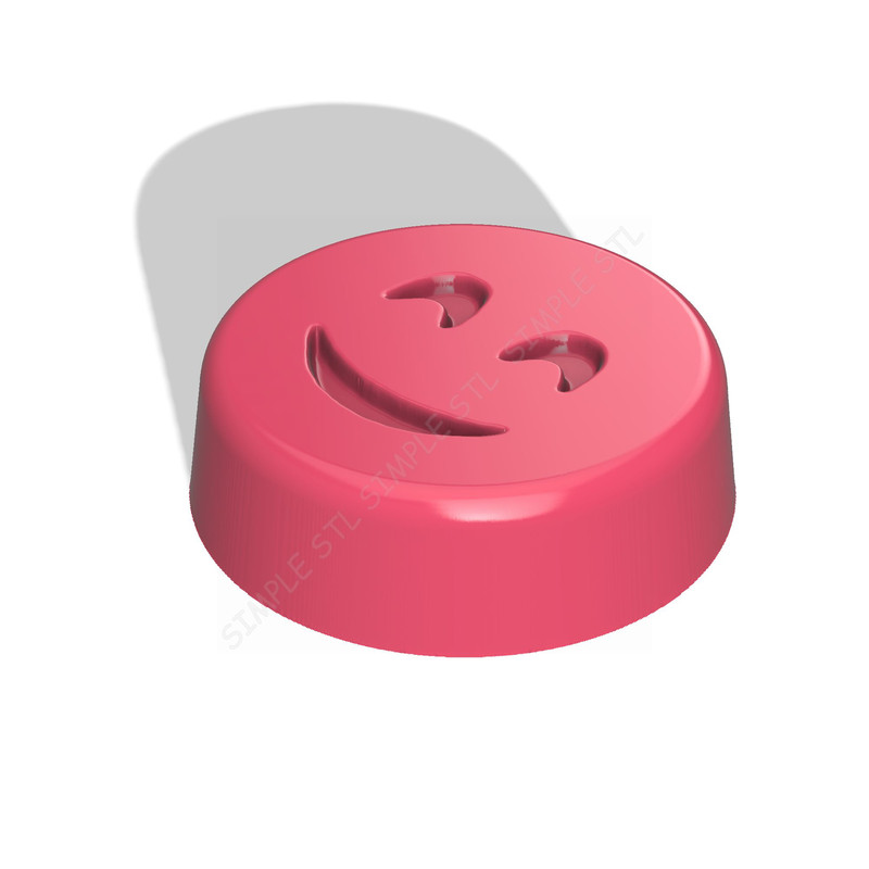 Emoji Cute Stl FILE For Vacuum Forming And 3D Printing 1