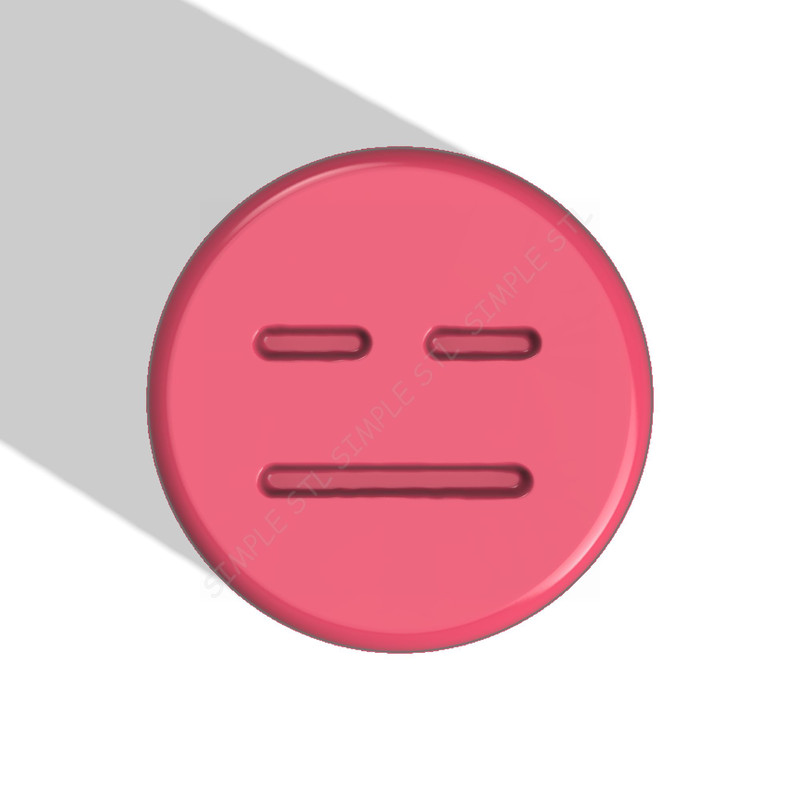 Emoji My Eyes Wouldnt See It Stl FILE For Vacuum Forming And 3D Printing 0