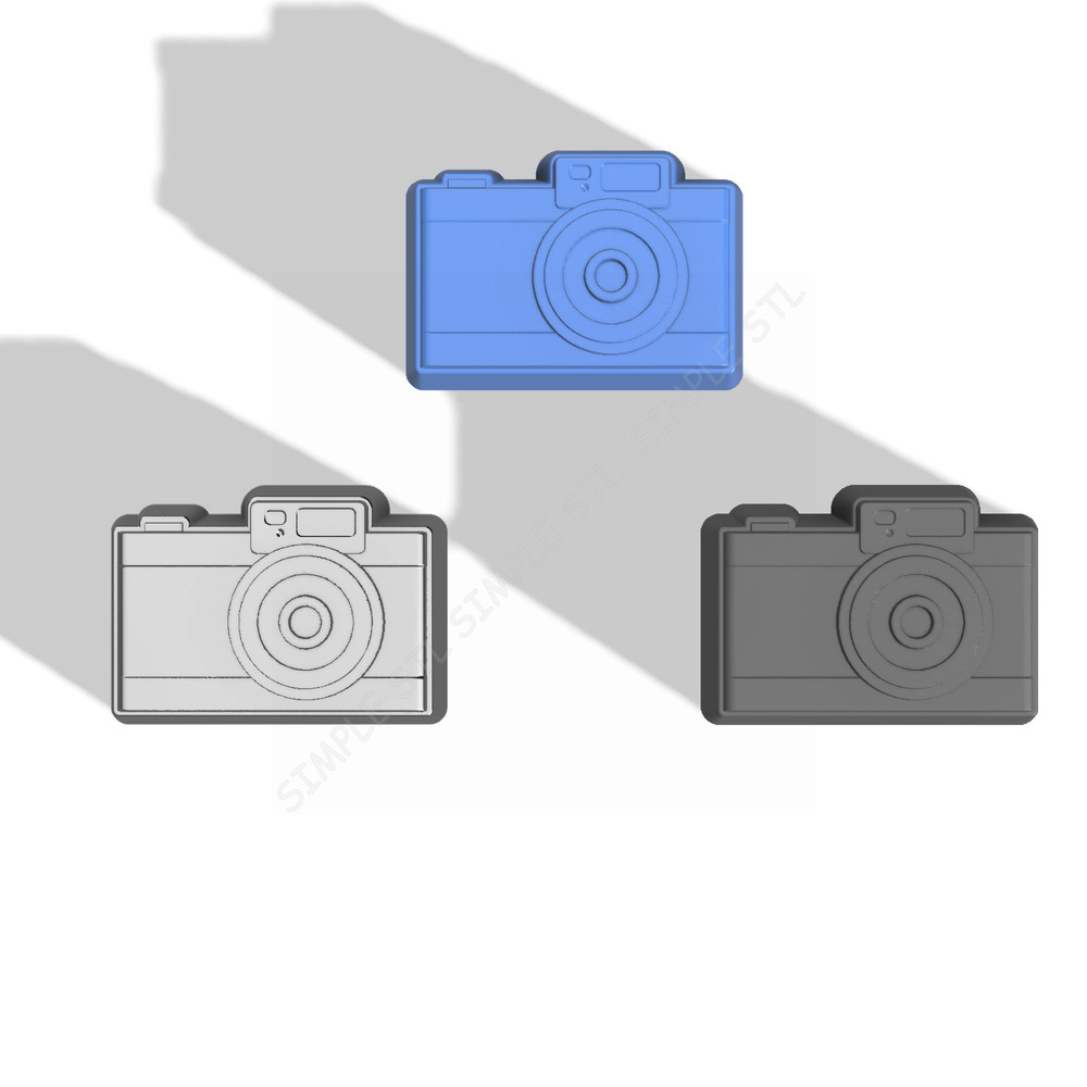 Photo Camera Stl FILE For Vacuum Forming And 3D Printing 1 2