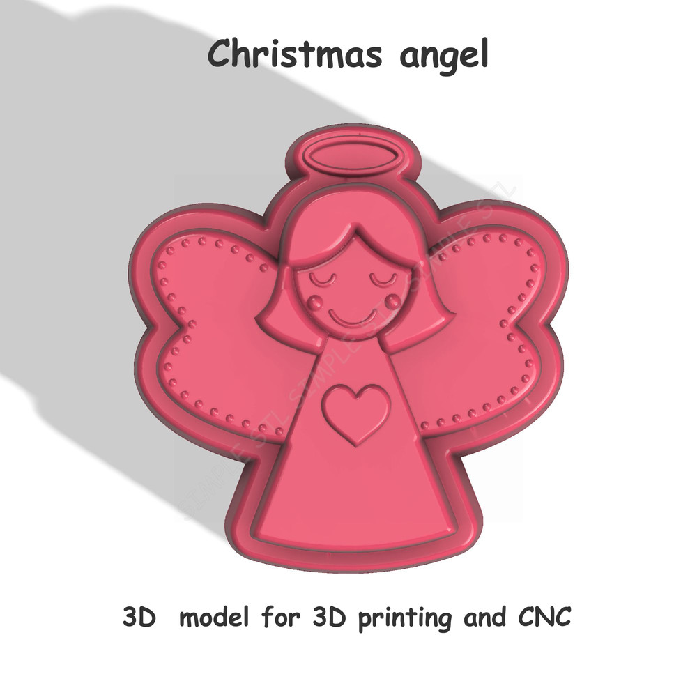 Angel Stl FILE For Vacuum Forming And 3D Printing 0