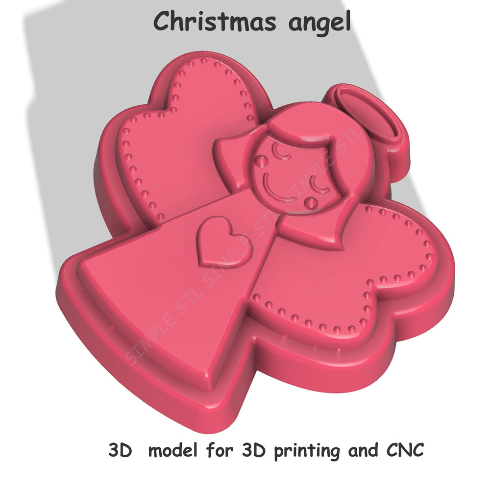 Angel Stl FILE For Vacuum Forming And 3D Printing 1