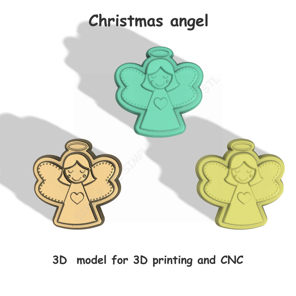 Angel Stl FILE For Vacuum Forming And 3D Printing 2