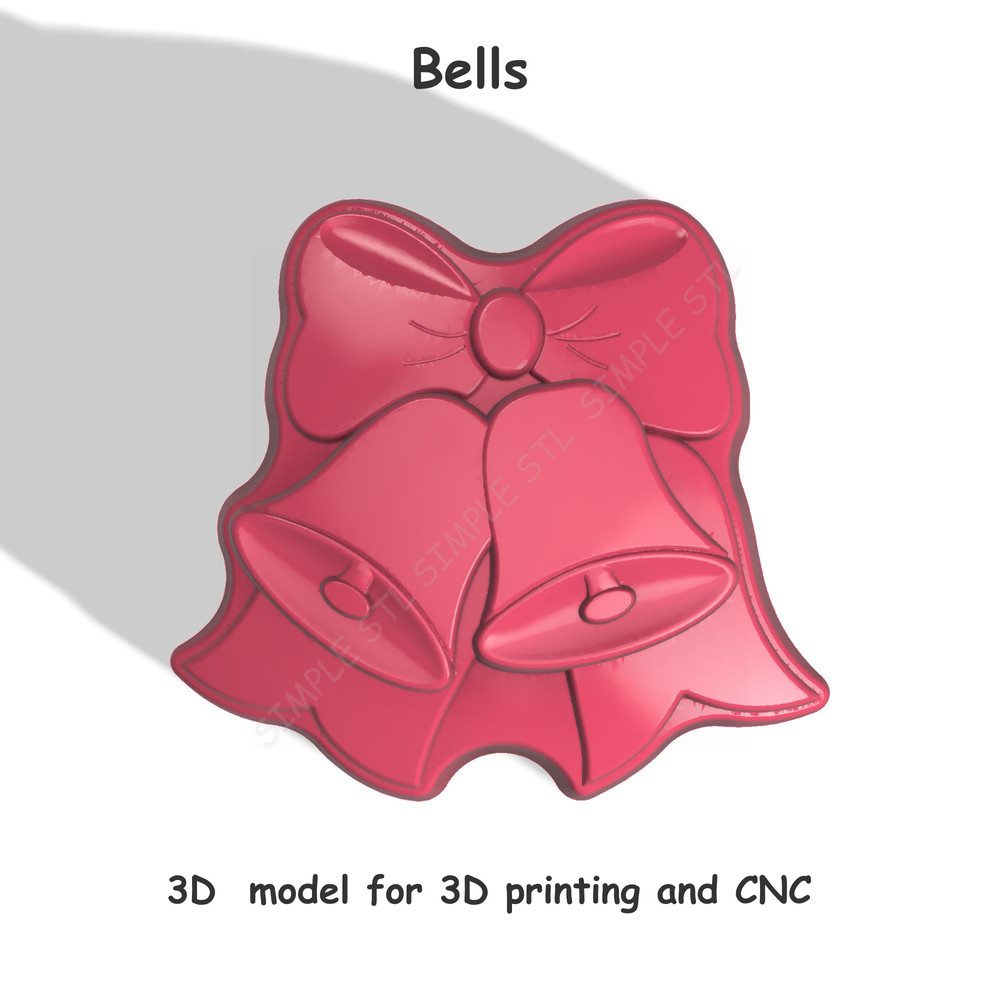 Bells Stl FILE For Vacuum Forming And 3D Print 0
