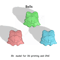 Bells Stl FILE For Vacuum Forming And 3D Print 2