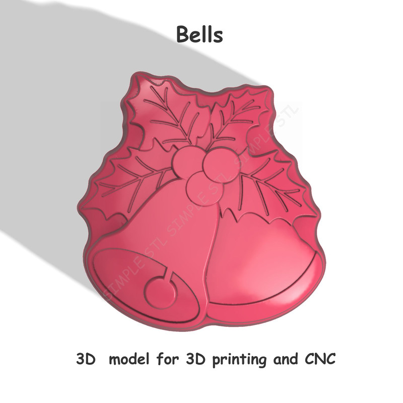 Bells Stl FILE For Vacuum Forming And 3D Printing 0