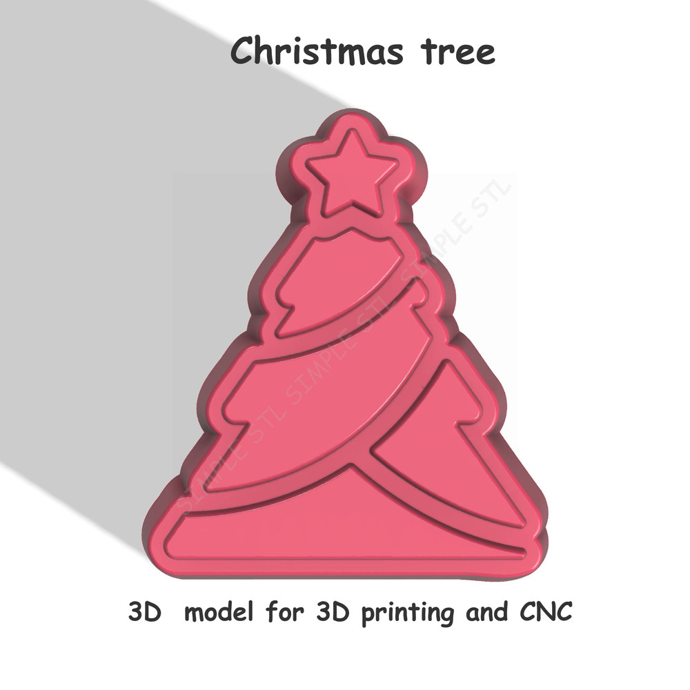 Christmas Tree Stl FILE For Vacuum Forming And 3D Printing 3 0