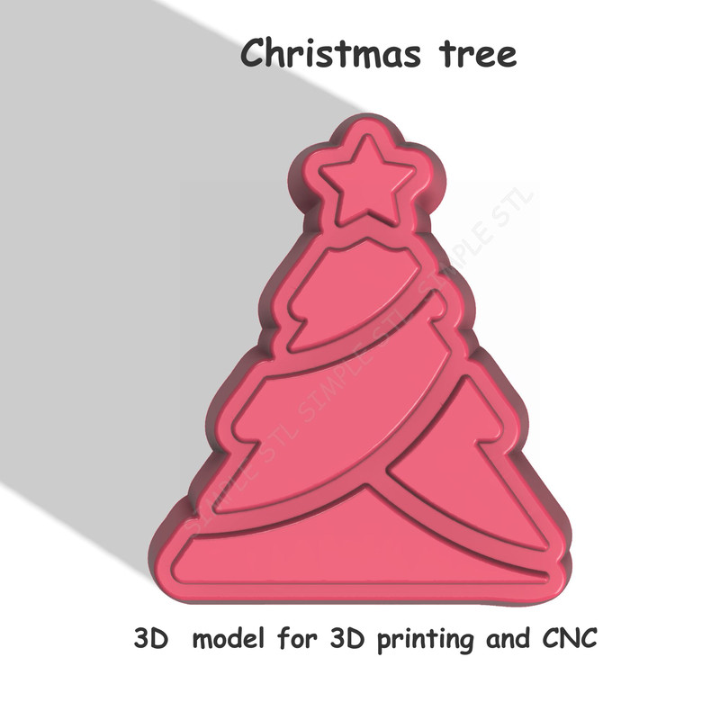 Christmas Tree Stl FILE For Vacuum Forming And 3D Printing 3 0