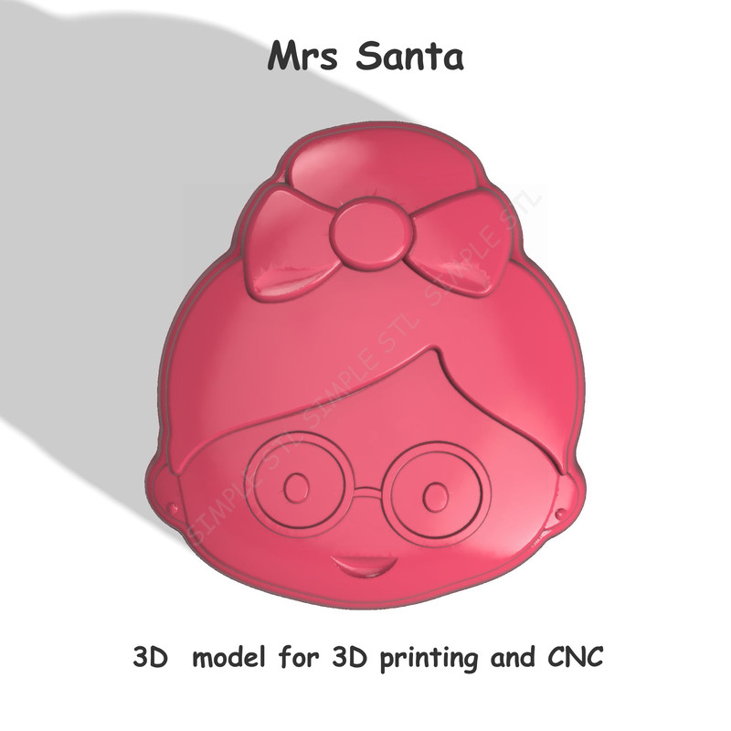 Mrs Santa Stl FILE For Vacuum Forming And 3D Printing 2 0
