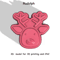 Rudolph Stl FILE For Vacuum Forming And 3D Printing 0