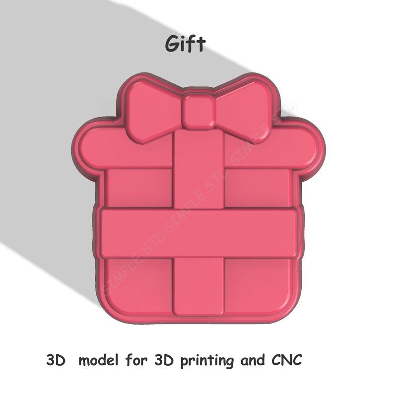 Gift Stl FILE For Vacuum Forming And 3D Printing 2 0