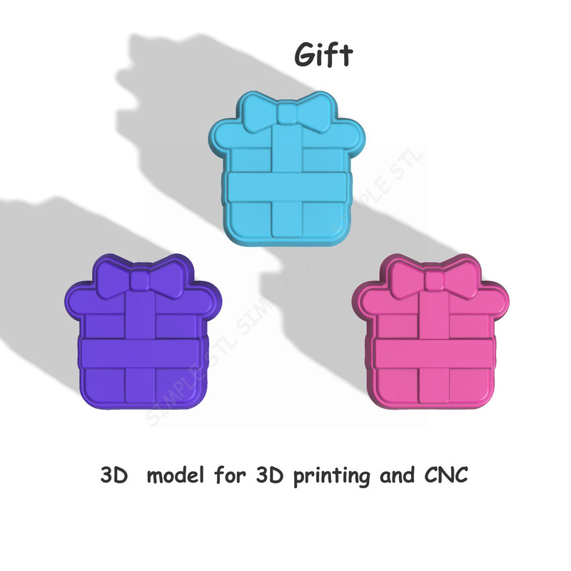 Gift Stl FILE For Vacuum Forming And 3D Printing 2 2