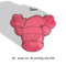 Deer Stl FILE For Vacuum Forming And 3D Printing 2 0