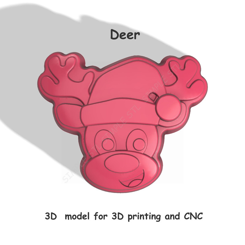 Deer Stl FILE For Vacuum Forming And 3D Printing 2 0