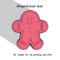 Gingerbread Man Stl FILE For Vacuum Forming And 3D Printing 1 0