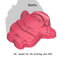 Santa Stl FILE For Vacuum Forming And 3D Printing 1