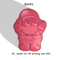 Santa Stl FILE For Vacuum Forming And 3D Printing 4 0