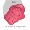 Santa Stl FILE For Vacuum Forming And 3D Printing 4 4