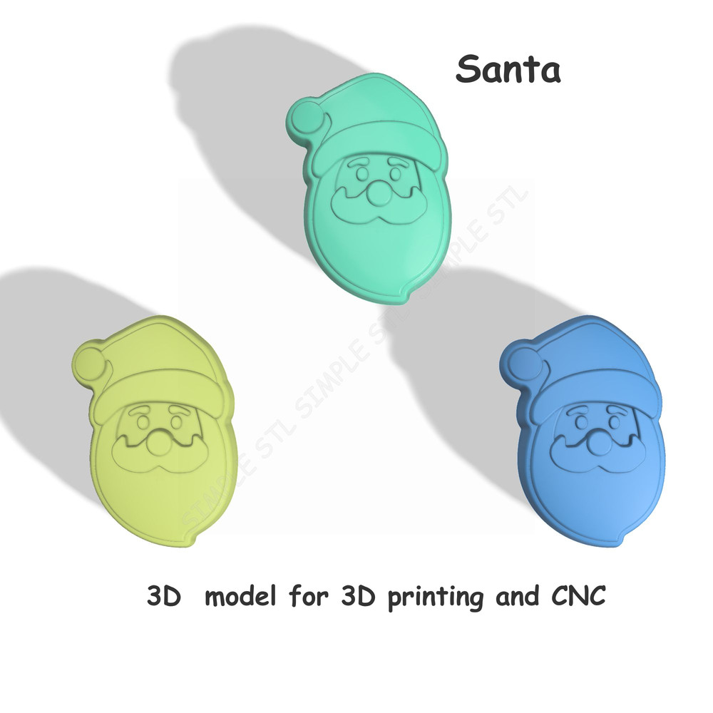 Santa Stl FILE For Vacuum Forming And 3D Printing 6 2