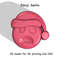 Emoji Santa Stl FILE For Vacuum Forming And 3D Printing 0