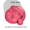 Emoji Santa Stl FILE For Vacuum Forming And 3D Printing 1