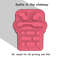 Santa In The Chimney Stl FILE For Vacuum Forming And 3D Printing 0