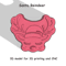 Santa Reindeer Stl FILE For Vacuum Forming And 3D Printing 0