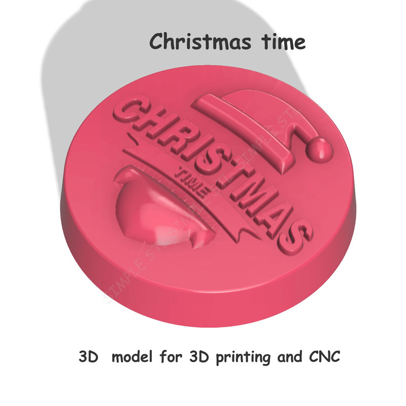 Christmas Time Stl FILE For Vacuum Forming And 3D Printing 1