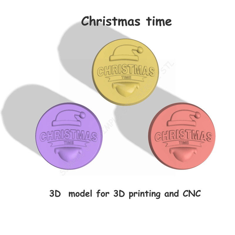 Christmas Time Stl FILE For Vacuum Forming And 3D Printing 2