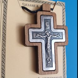 Christian wooden cross crucifix handmade free shipping