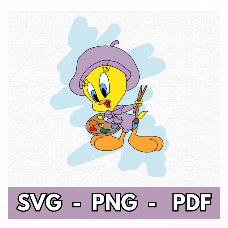 Tweety Svg cut Files Bundle Tweety SvgDigital Download Tweety Svg Cute Png File Svg Png Pdf Cartoon Svg Bundle 0
