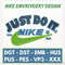 Nike Just Do It Embroidery  Instant Download Digital Embroidery Pattern Machine Embroidery File Embroidery Design 0