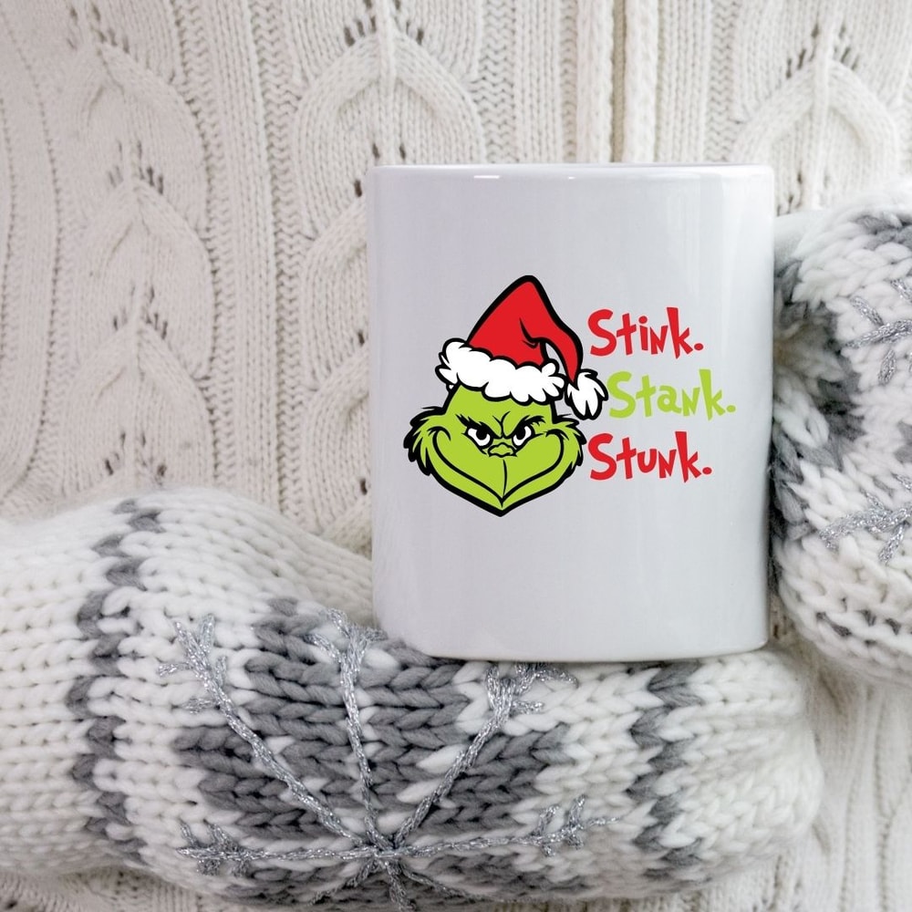 Drink Up Grinch Stink Stank Stunk SVG Bundle Funny Christmas SVG Grinch Christmas Quotes Holiday Mu 2