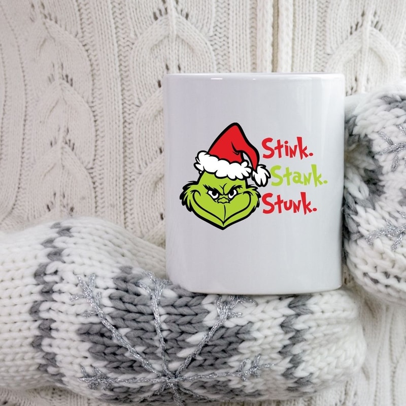 Drink Up Grinch Stink Stank Stunk SVG Bundle Funny Christmas SVG Grinch Christmas Quotes Holiday Mu 2