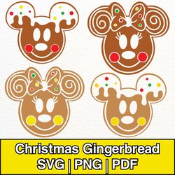 christmas gingerbread svg, christmas svg, disney svg, instant download, cut file design, shirt design, disney character
