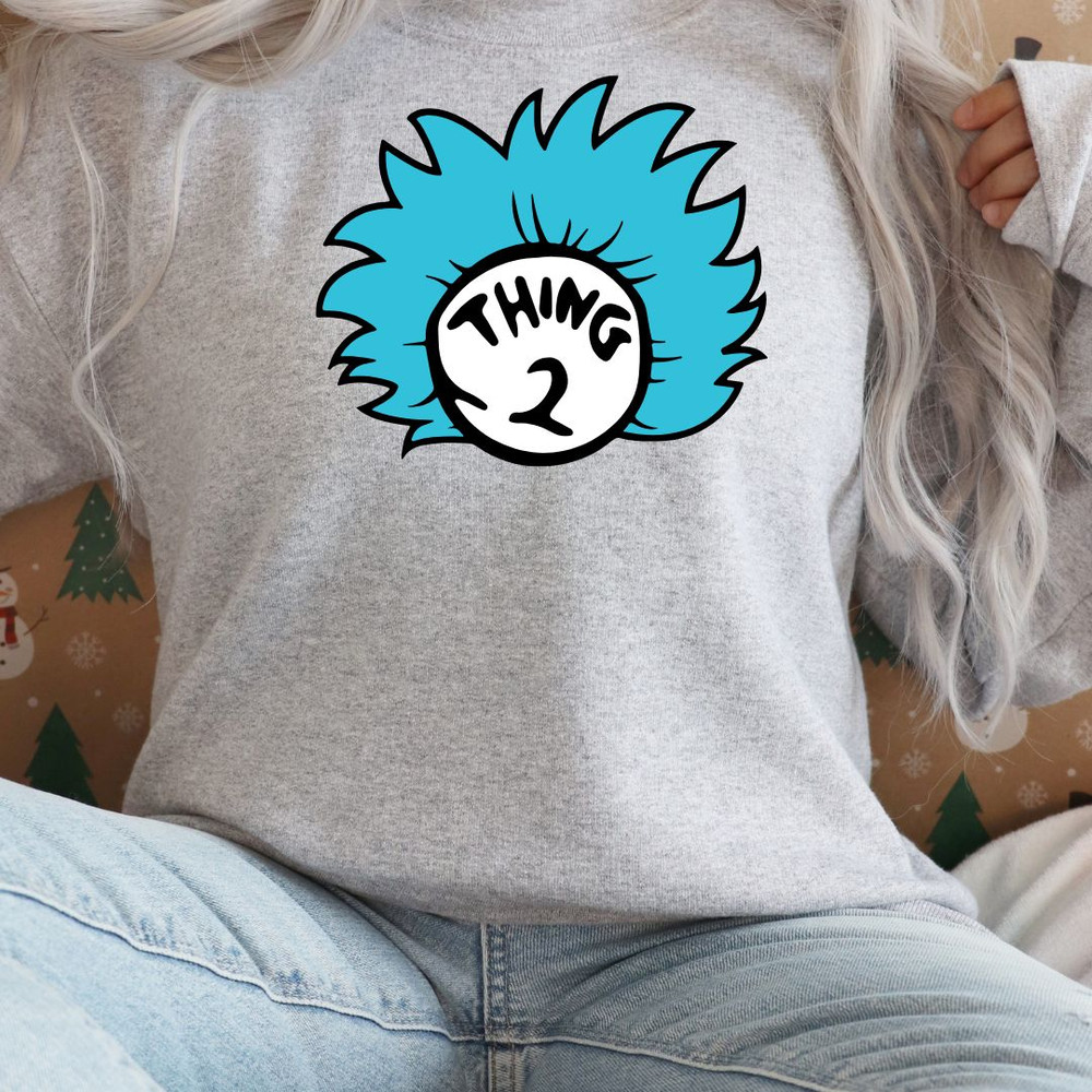 Thing 1 And Thing 2svg Bundle Dr Seuss Inspired SVG Twins Matching Thing 1 Svg Thing 2 SVG Birthday 1