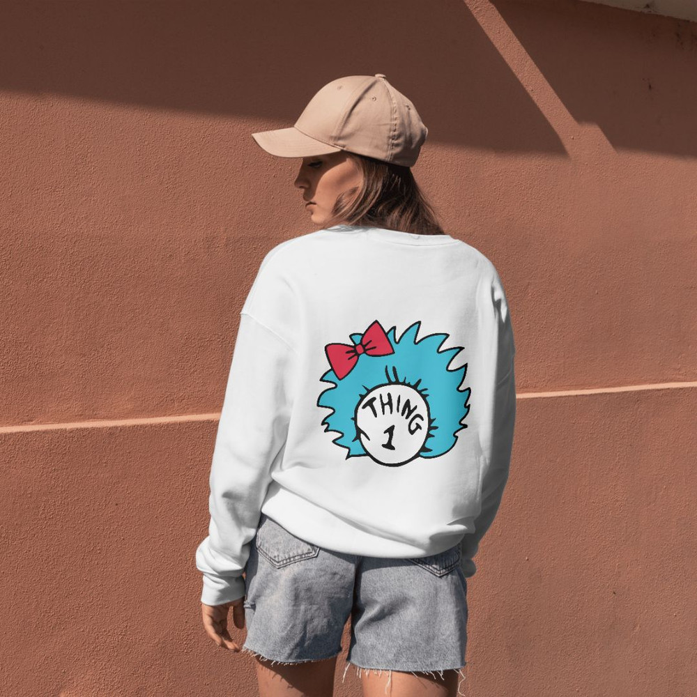 Thing 1 And Thing 2svg Bundle Dr Seuss Inspired SVG Twins Matching Thing 1 Svg Thing 2 SVG Birthday 2