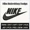 Black Nike Logo Embroidery Design Nike Swoosh Embroidery Sportswear Logo Embroidery File For Machin 0